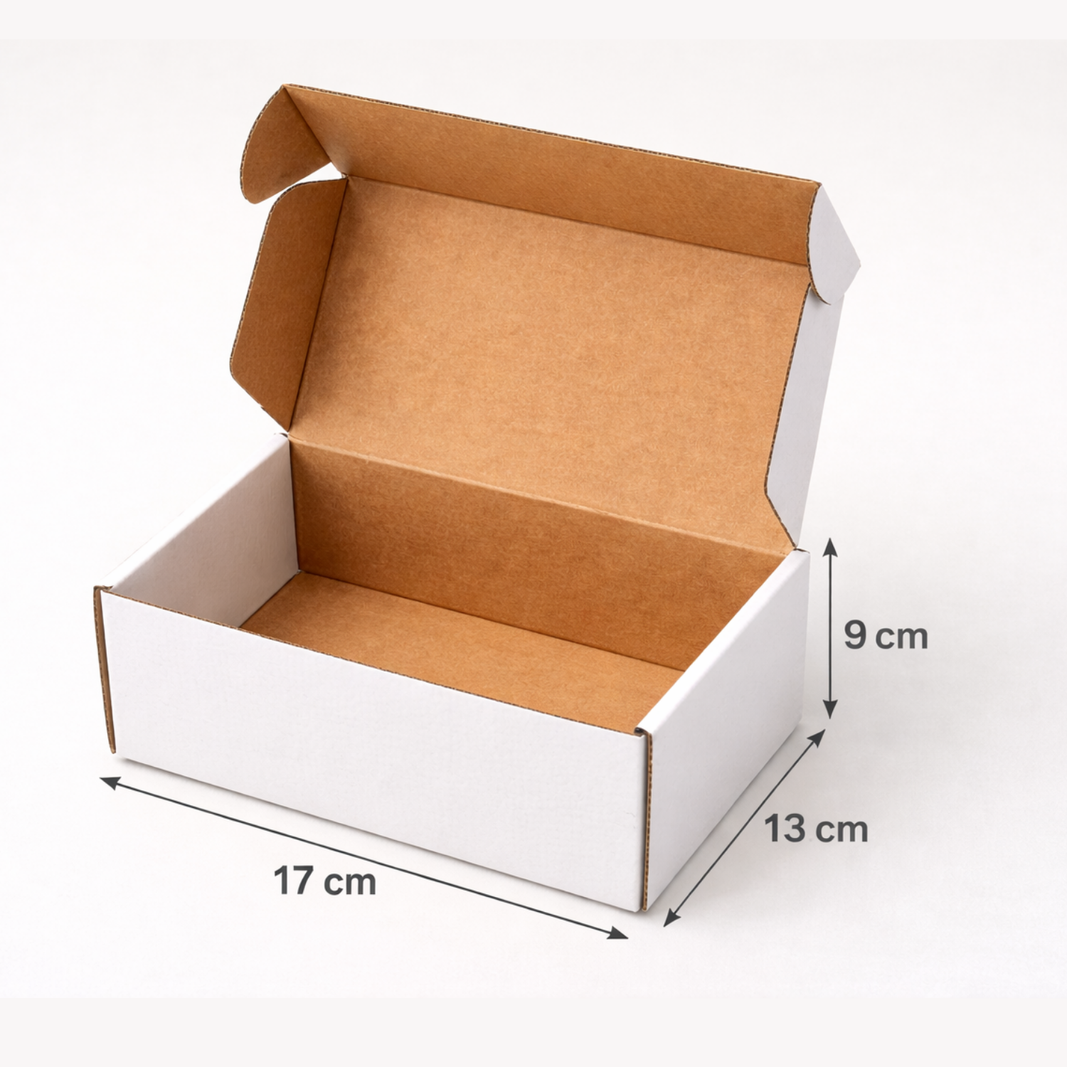 17x13x9 Cm Mini Receiver E-ticaret Kargo Kutusu-01 Desi-25 Adet-Beyaz