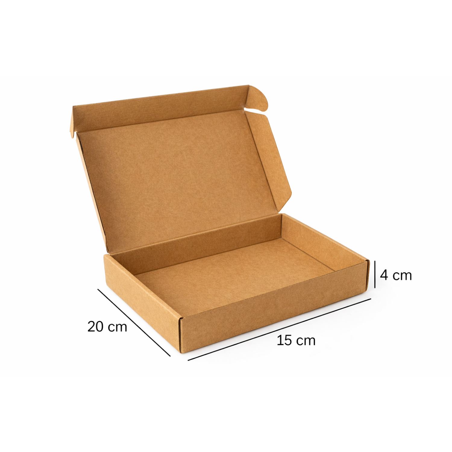 20x15x4 Cm Kutu- Mini E-ticaret Kargo Kutusu-Kraf Kutu- 0,4 Desi Kutu-25 Adet