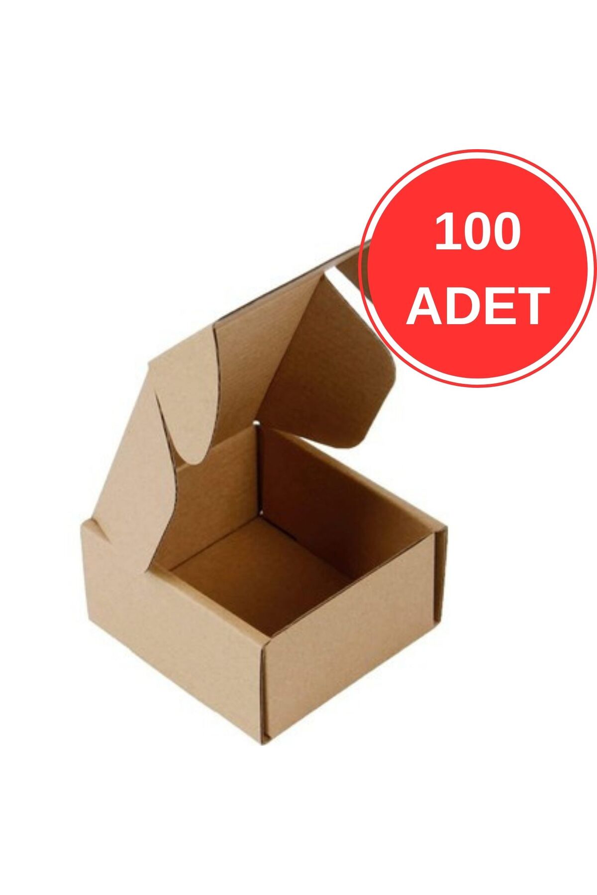 9,5x8,5x6,5 Cm E-ticaret Kargo Kutusu-0,1 Desi-100 Adet-Kraft